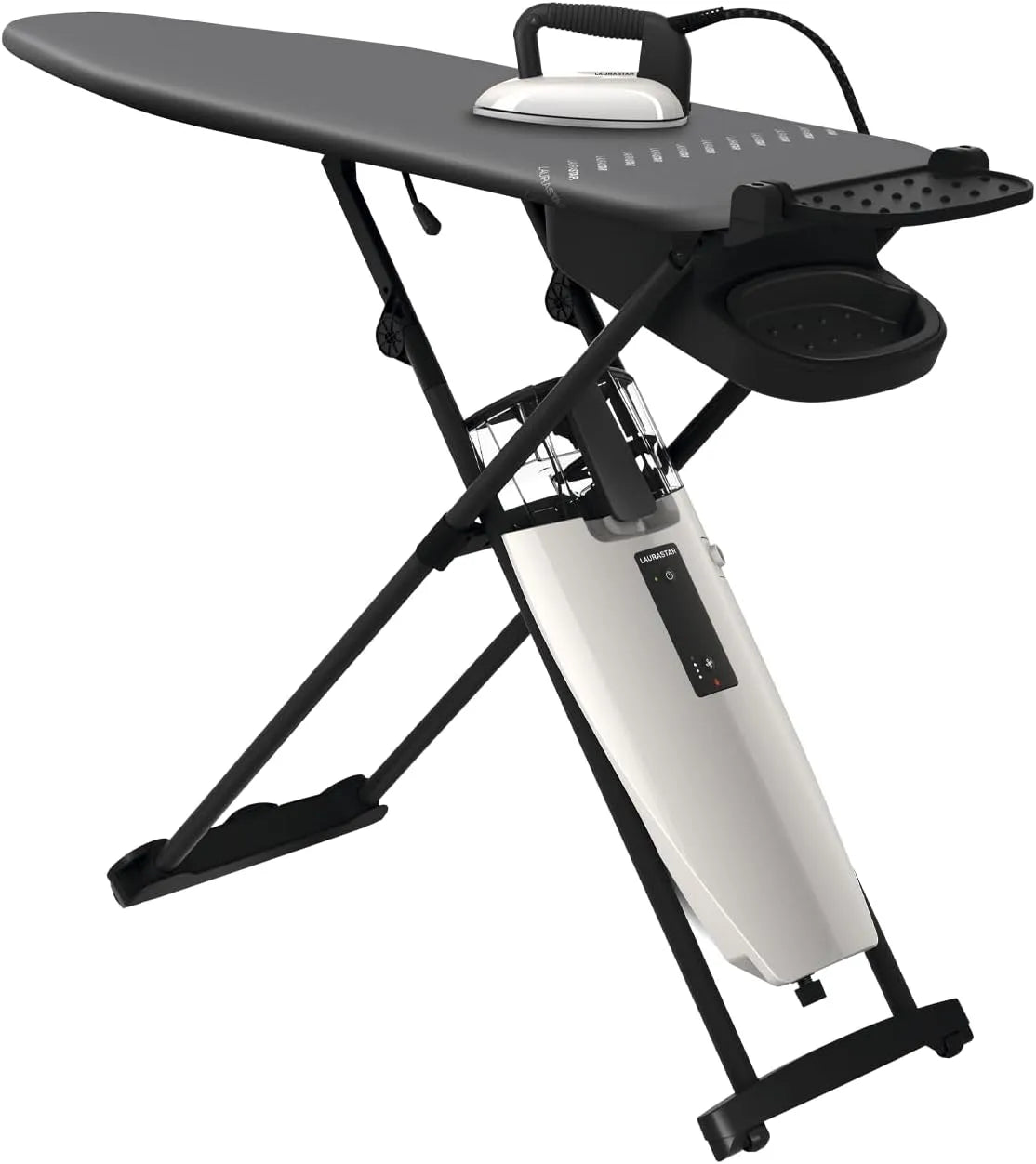 Générateur électrique, Vapeur et Table Active Température Unique, Smart D Système de Repassage, Laurastar, Avec Fer Professionnel, Roulettes