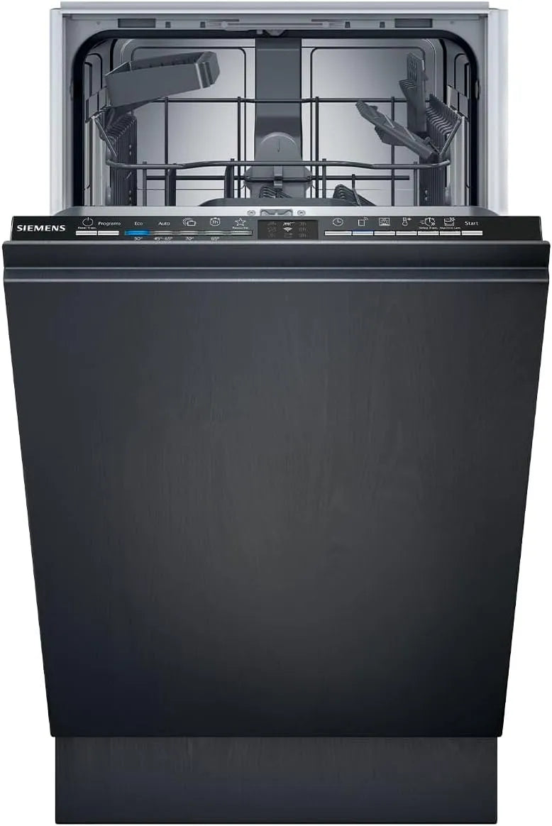 Siemens lave-vaisselle SR61HX16KE iQ100, largeur 45 cm, à intégration totale, varioSpeed Plus, panier à couverts, smartStart, aquaStop, infoLight