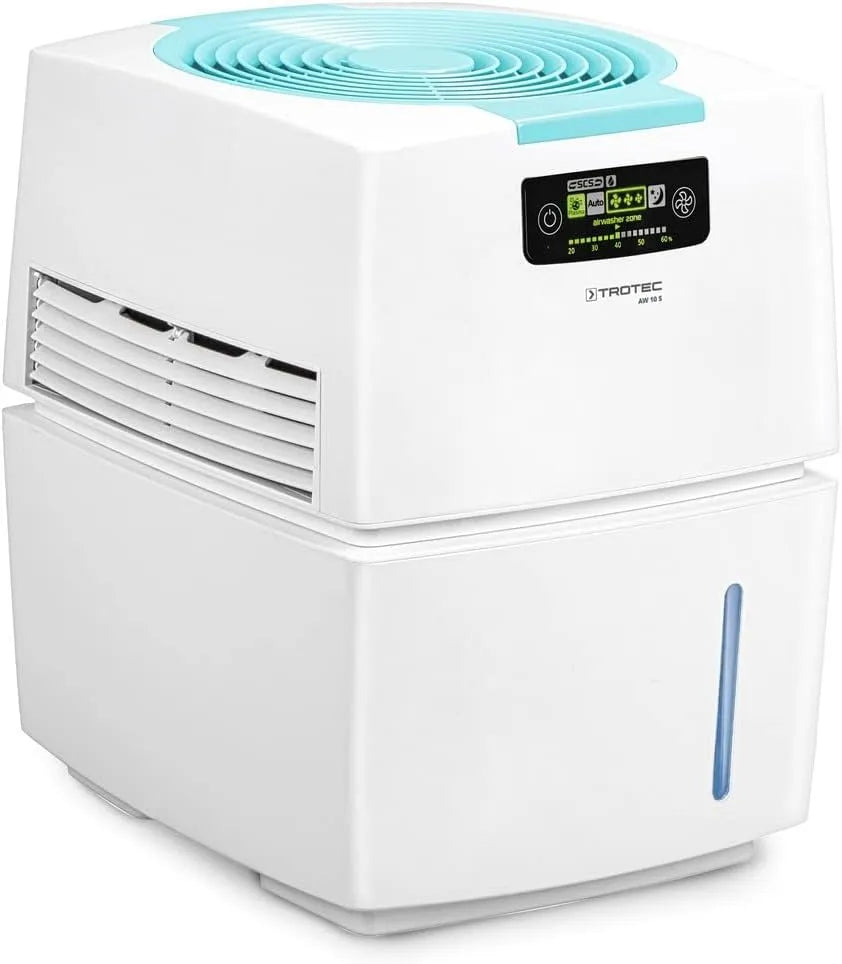 Trotec purificateur d'air AW 10 S, sans filtre jetable, Volume d'air 126 m³/h, Humidification 400 ml/h, et éliminateur d'odeurs