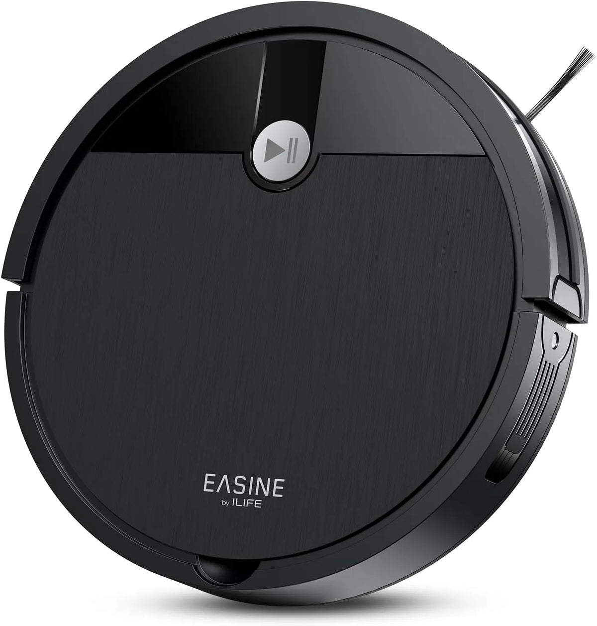 Aspirateur Robot, E3, Télécommande, sans Brosse, Aspiration Puissante, Recharge Auto, Mince, Silencieux, Efficace pour Poils Animaux & Sols Durs