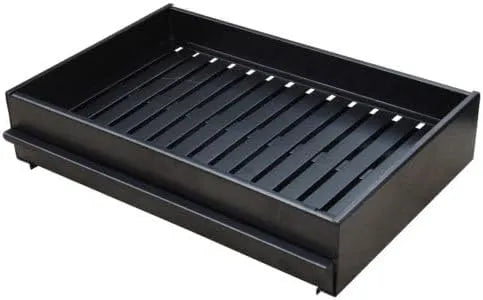 MF, Grille en métal 72 x 44 x 11 cm, Brasero pour charbon et bois avec tiroir ramasse-cendres