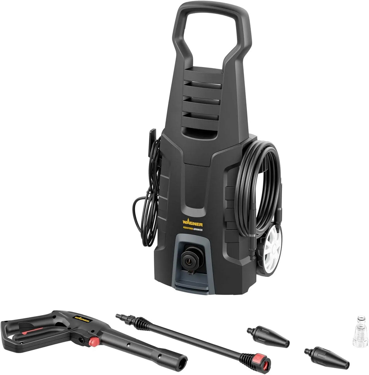Nettoyeur haute pression WAGNER AQUASTORM Advanced, Incluye boquilla estándar y Turbo, performant pour Un Nettoyage Rapide et Puissant