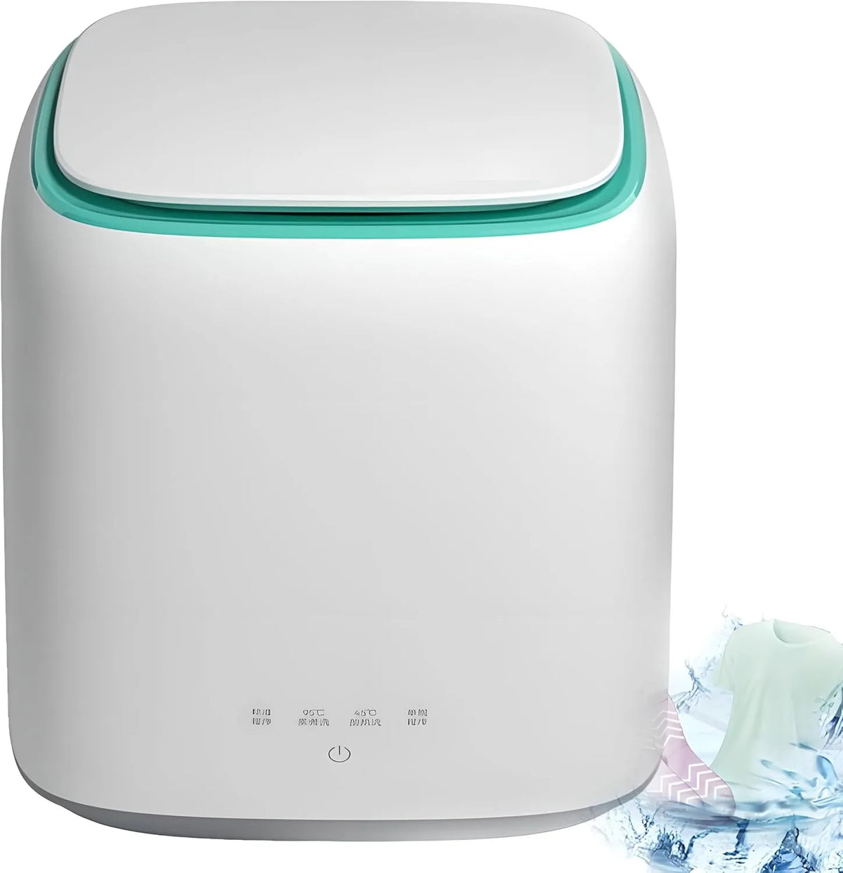 Sèche-linge, Machine Laver Les sous-vêtements, avec 4 Modes Nettoyage Petite Machine Laver Grande capacité de 7 L, Faible Bruit