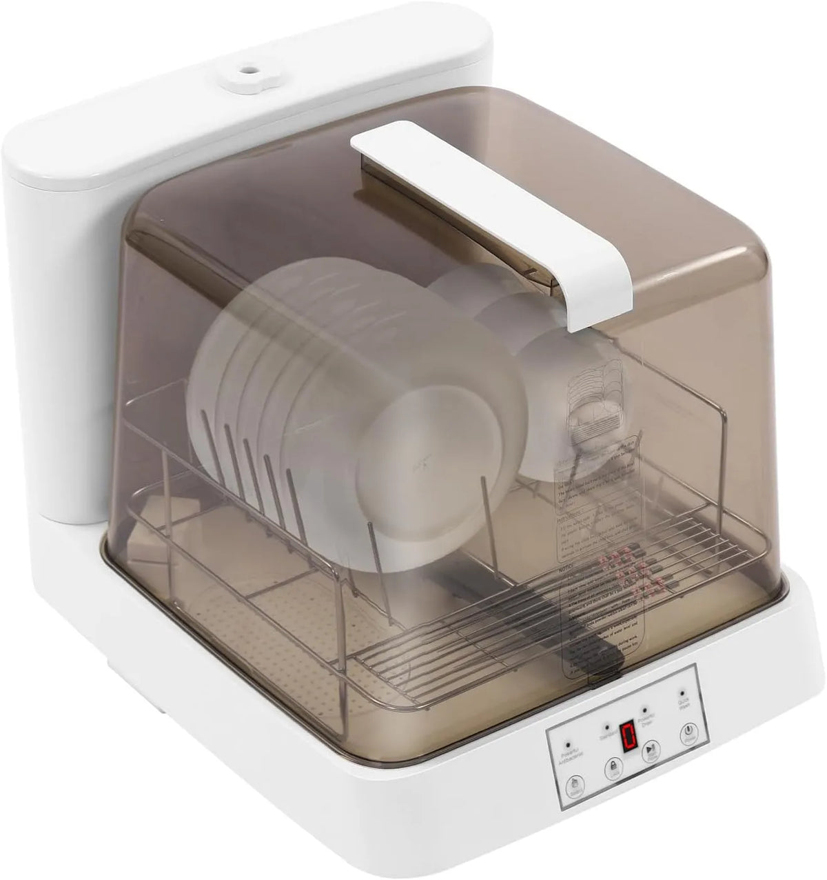 Lave-vaisselle, 3 modes de nettoyage, de table, puissance 800 W, pour 4 à 5 ensembles de couverts de 8,66 ', temps de séchage 30 min