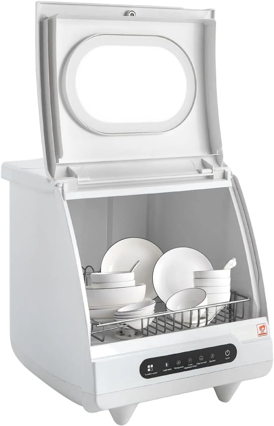 Lave-vaisselle XWJ-01, Mini de Table, Nettoyage Profond à 360°, 5 Programmes, Pour Petites Maisons, Appartements, Camping-cars