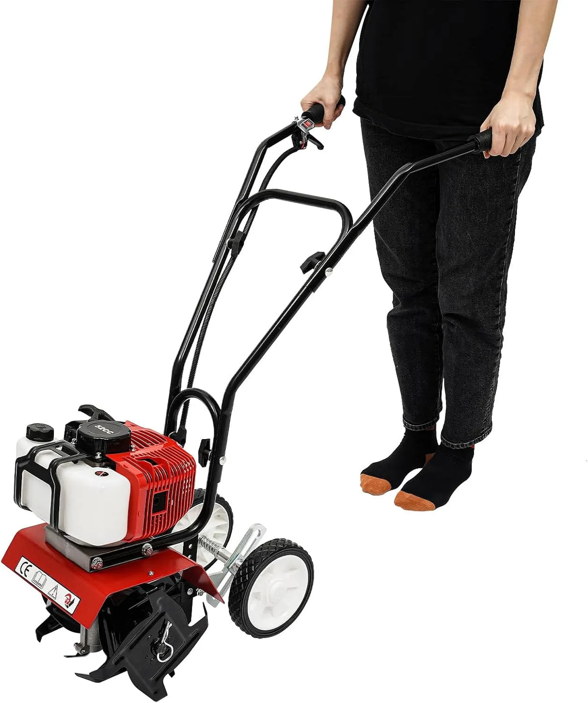 Motobineuse, Moteur à 2 temps, Cultivateur de, agriculter, désherber, Rotavator de jardin 52 cc, Désherbage portable, Pour labourer