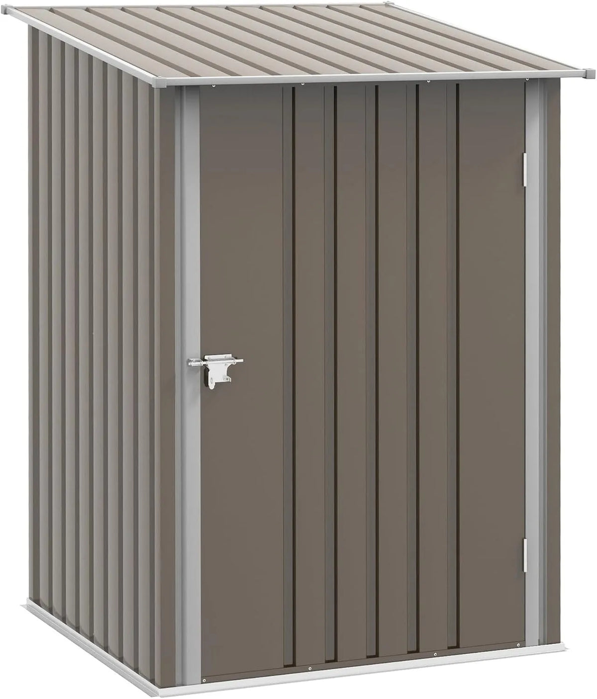 Abri de jardin Outsunny, 1m², dim. 1L x 1,03l x 1,6H m, Remise pour Outils, cabanon Porte verrouillable