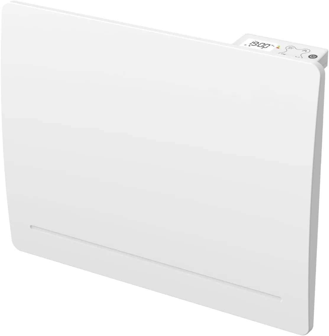 Radiateur, électrique inertie sèche fonte 1000W Thermostat Programmable finition blanche Cosyup Eilo