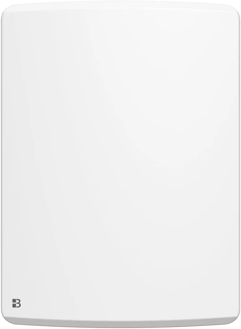 Radiateur BESTHERM, électrique fixe à inertie sèche céramique 1000W ARIA vertical finition blanche