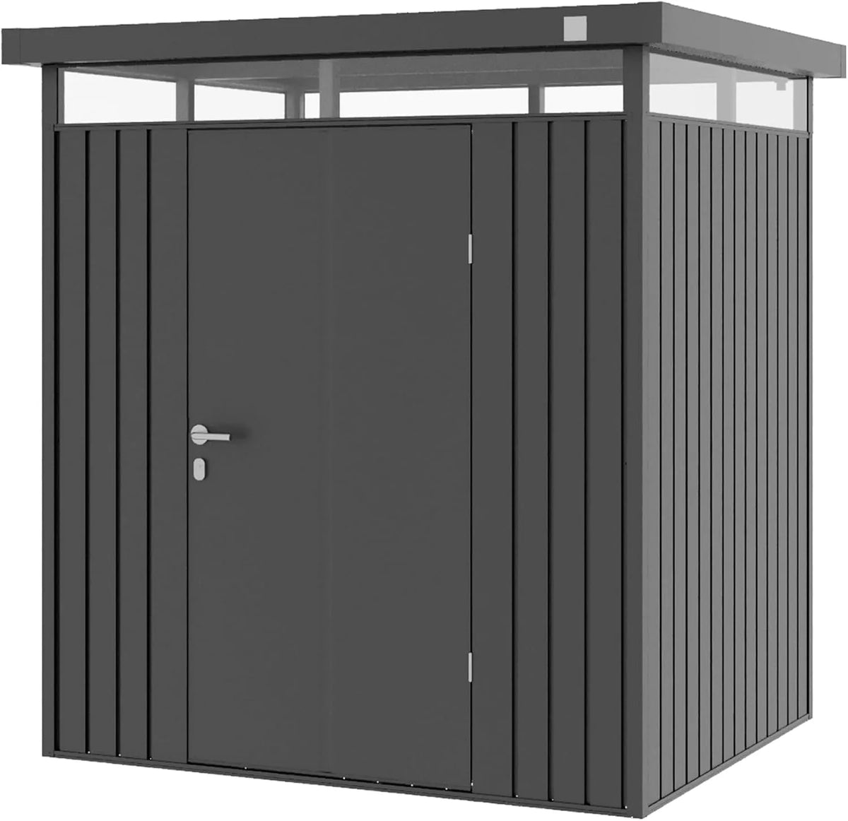 Abri de jardin, en métal 180x150x205 cm Armoire de Jardin Anthracite