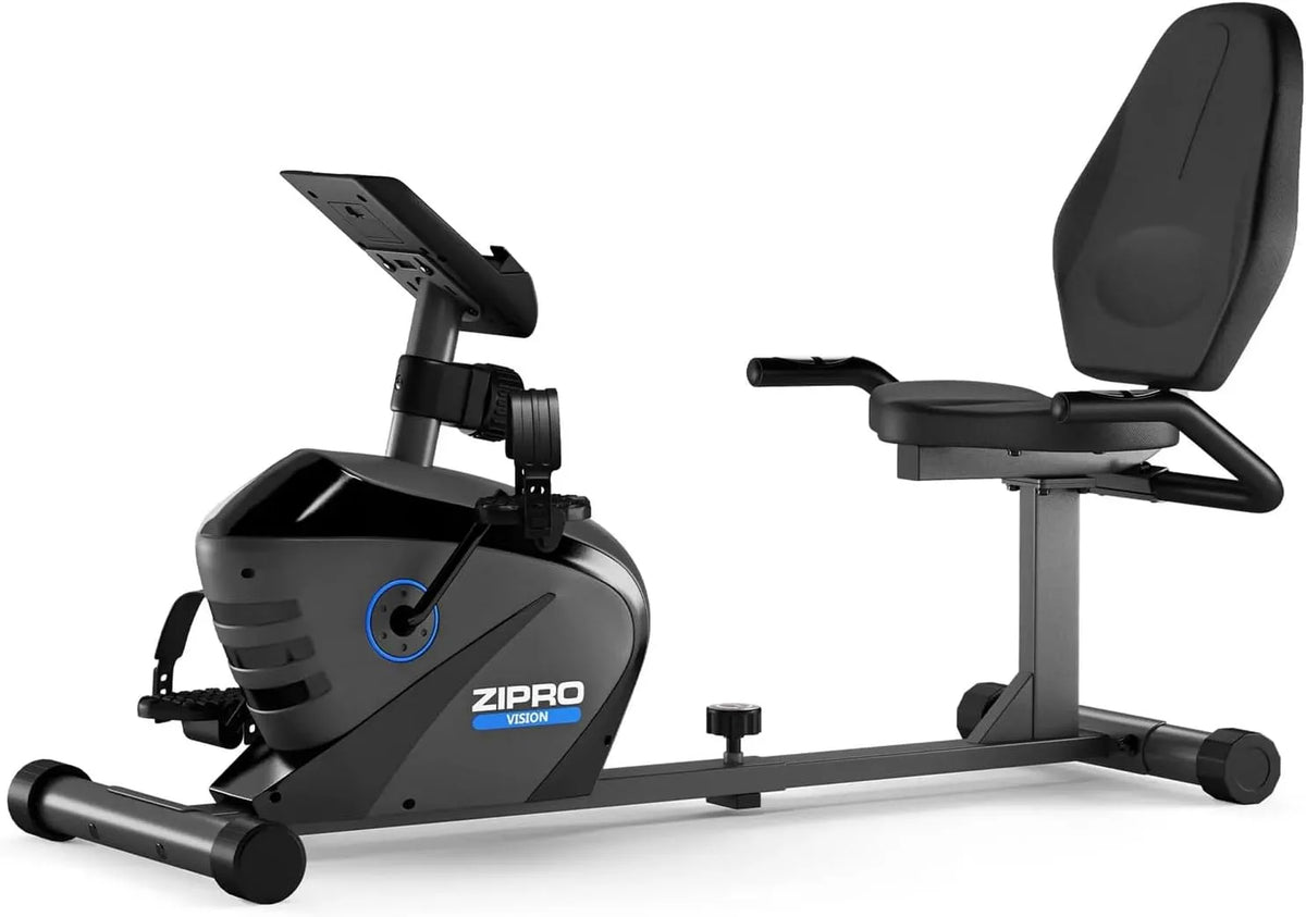 Vélo ZIPRO, poids 120kg Taille Unique finition noire, écran LCD, Niveaux de Résistance, d'Appartement Vision, Pulsomètre