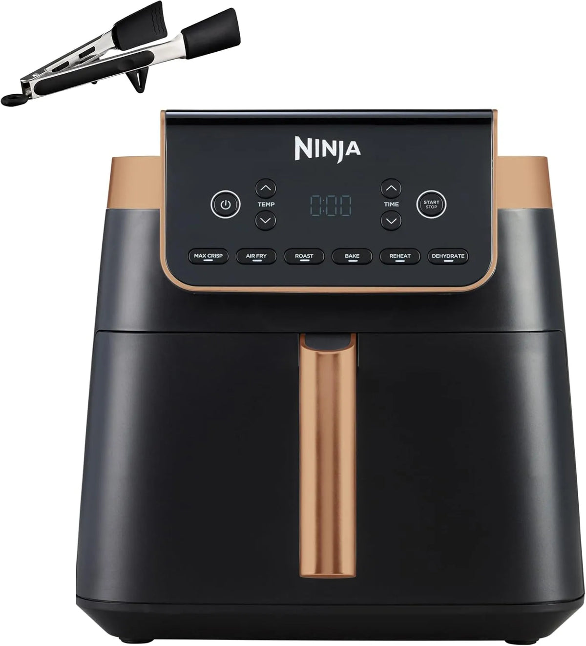 Ninja lave-vaisselle AF180EUCP, cuire au four, capacité 6,2 L, Air Fryer MAX PRO, Grand tiroir, rôtir, frire sans huile, familial, antiadhésif