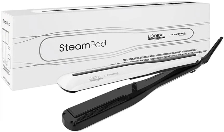 Steampod 3, Lisseur Vapeur Professionnel 2-en-1: Lissage & Wavy, L'Oréal Professionnel, Adapté à tous types de cheveux