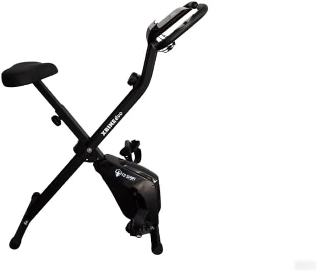 Vélo X-Bike EVO, d'appartement pliable avec 8 niveaux de résistance magnétique FD Sport, Idéal pour les débutants