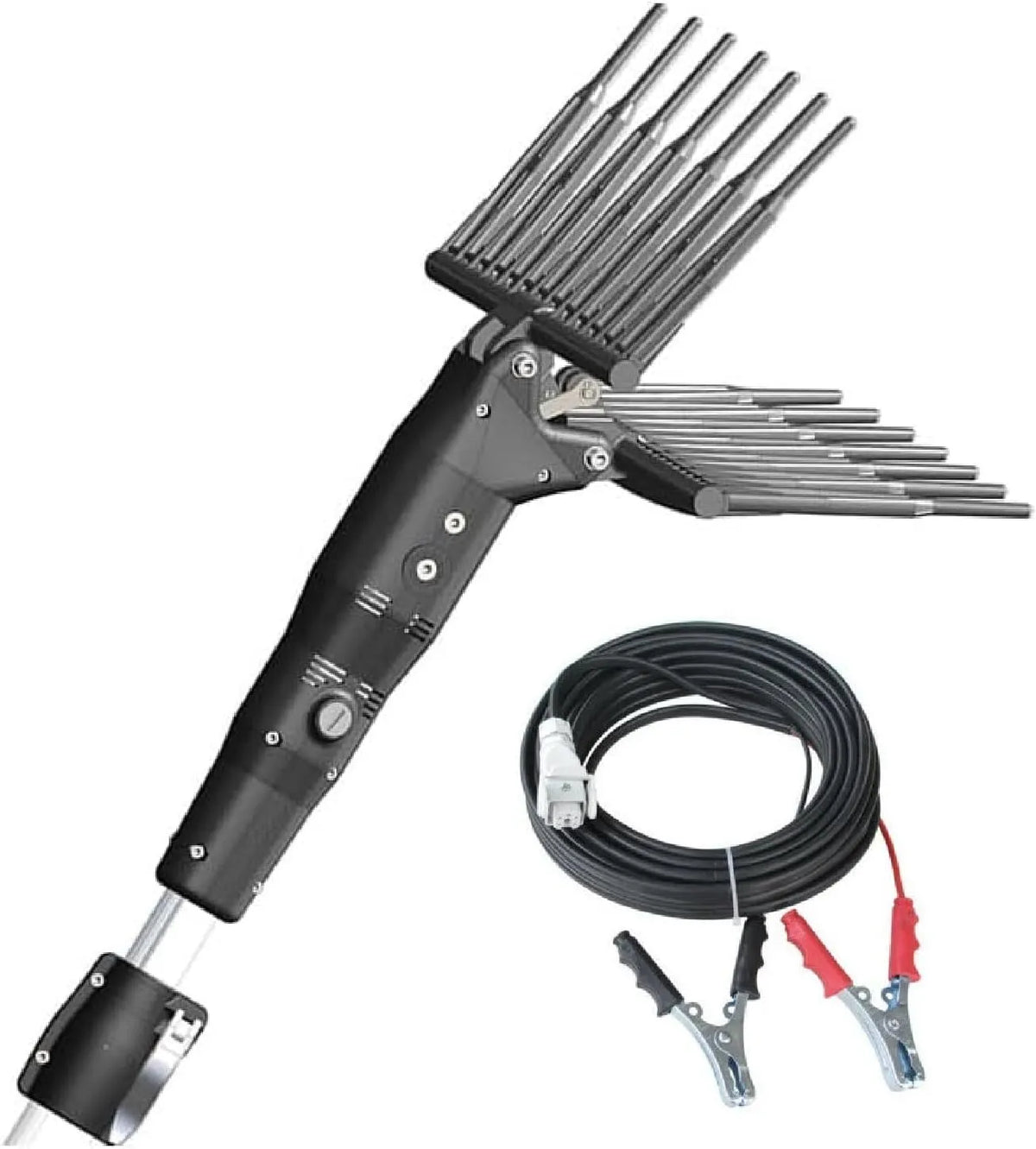 Crisalide, Minelli OlivGreen A3 Secoueur Récolte Olives Abacleur Secouant à Batterie, finition noire