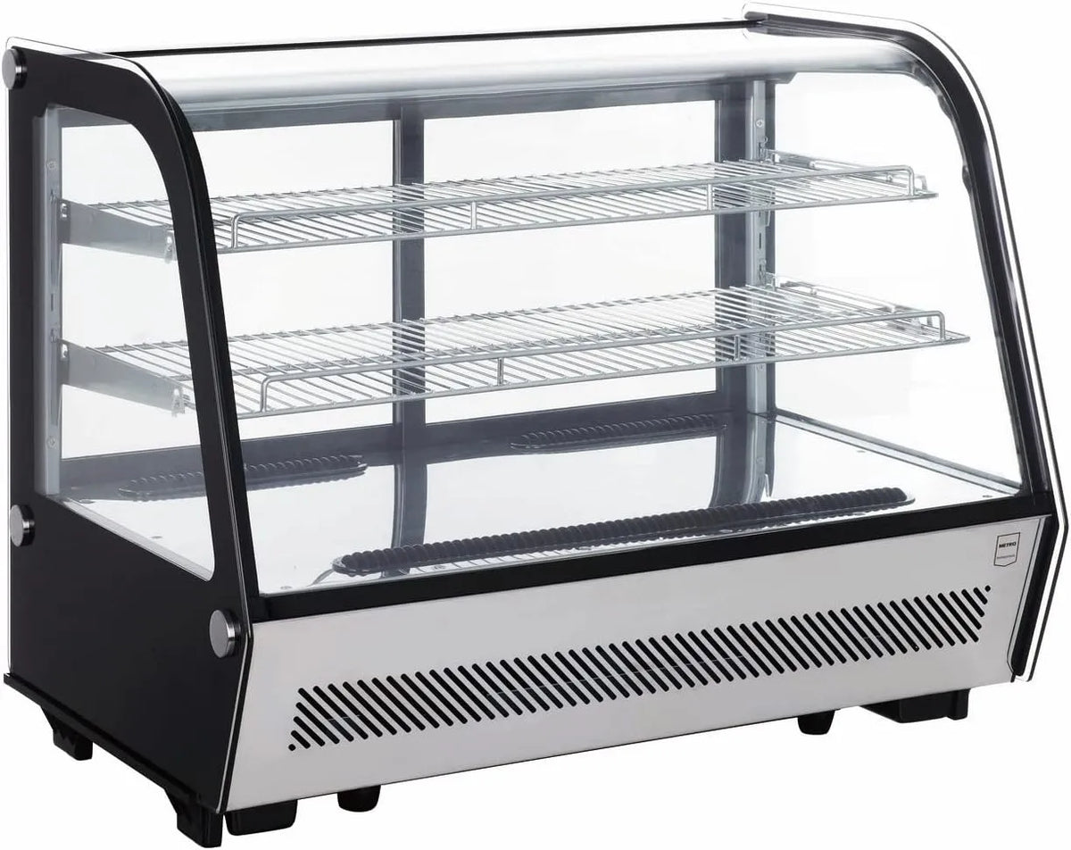 Ventilateur GCV 1130, capacité 130l, verre, deux grilles, finition noire, dimensions 88 x 56,8 x 68,6 cm, froid avec, finition argentéeé