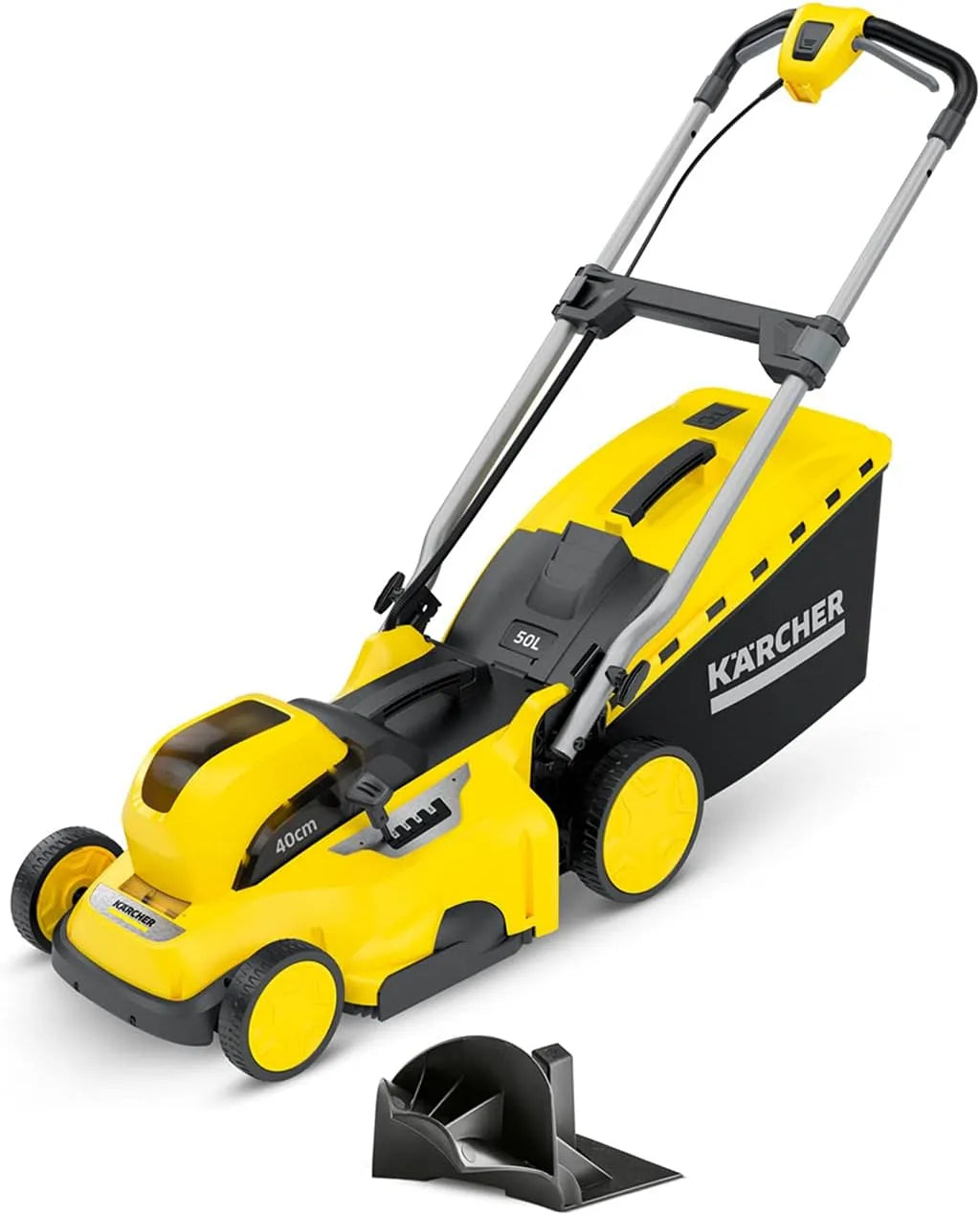 Kärcher tondeuse à gazon LMO 36, tension 36 V sans Fil -40, Largeur de Coupe: 40 cm, Hauteur de Coupe Réglable: 20-70 mm, Bac de Ramassage: 50 L