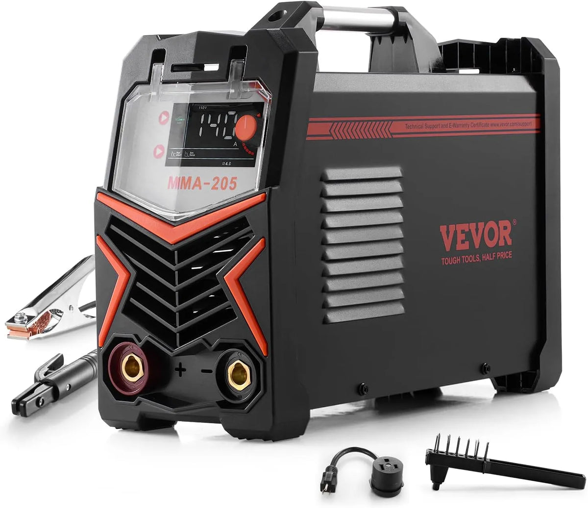 Vevor poste à souder, Machine de Soudage 2 en 1, avec Grand Écran LED, 205 A, TIG, MMA, Stick, Réparations