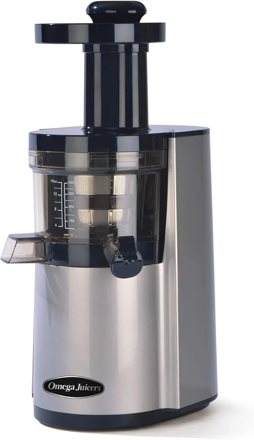 Extracteur de jus VSJ843RS Omega Hurom, Omega Hurom Vertical finition argentéeé