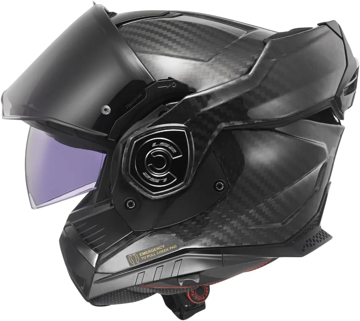 Casque moto LS2, Moto Modulable ADVANT X Carbon Matt Carbon