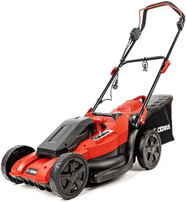 Tondeuse à gazon CEDKE40 Hahn & Sohn, 40 cm de largeur de coupe, fonction mulching, silencieuse, électrique 1800 W, panier collecteur 45 l