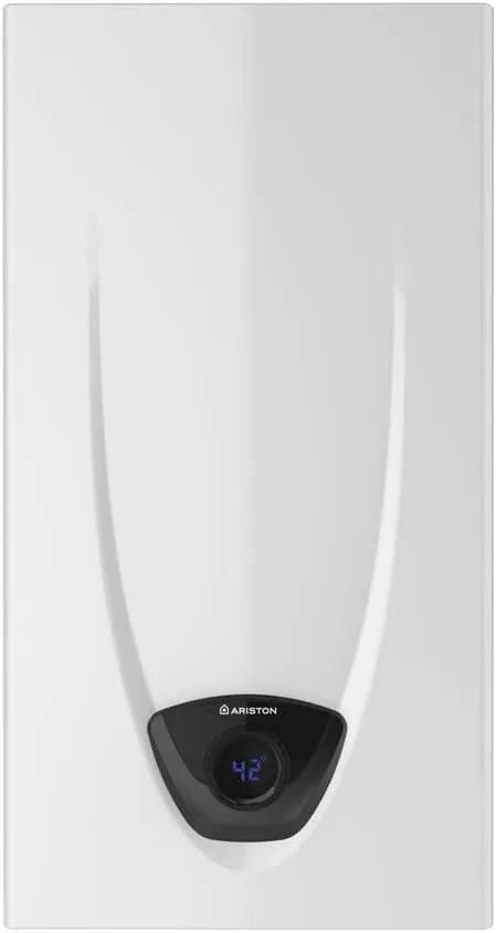 Ariston chauffe-eau électrique, 15% d'économies d'énergies, Classe énergétique A, Low Nox, 11 l/min, FAST EVO X DISPLAY gaz instantané
