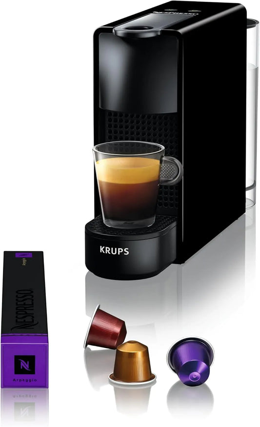 Nespresso Krups machine à café YY2910FD, Essenza Mini finition noire Cafetière à Capsules