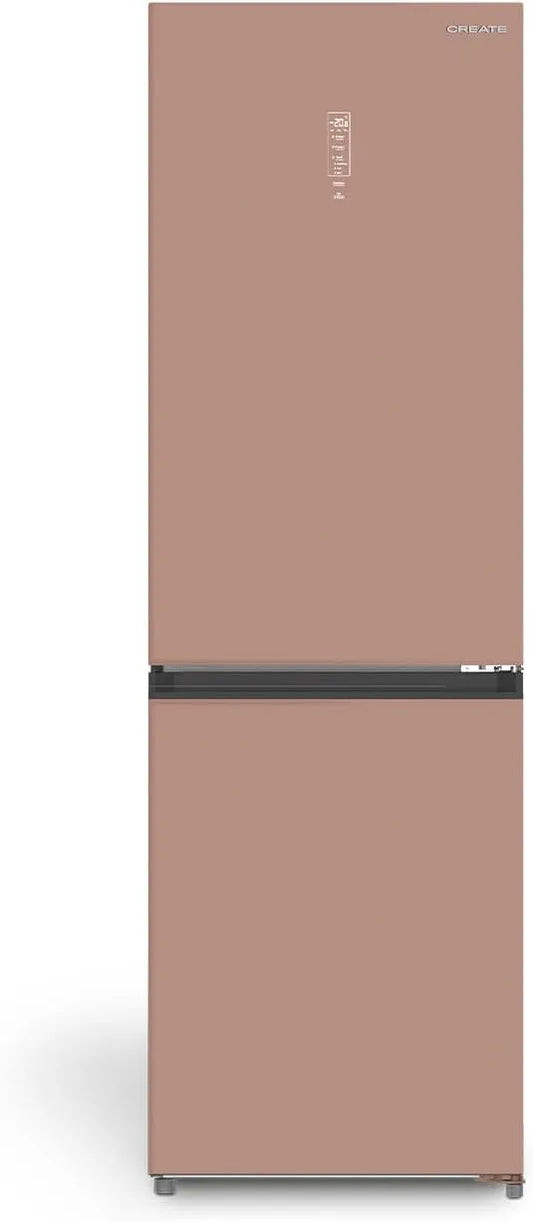 Réfrigérateur PRO 402, combiné 402L moka, CREATE, FRIDGE STUDIO COMBI, antibactérien, dimensions 60 x 63,8 x 190,9 cm, puissance 158W, No frost