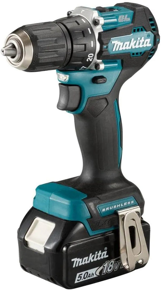 Makita perceuse DDF487RTJ, visseuse 18V LXT, 2x5,0 Ah, en MAKPAC