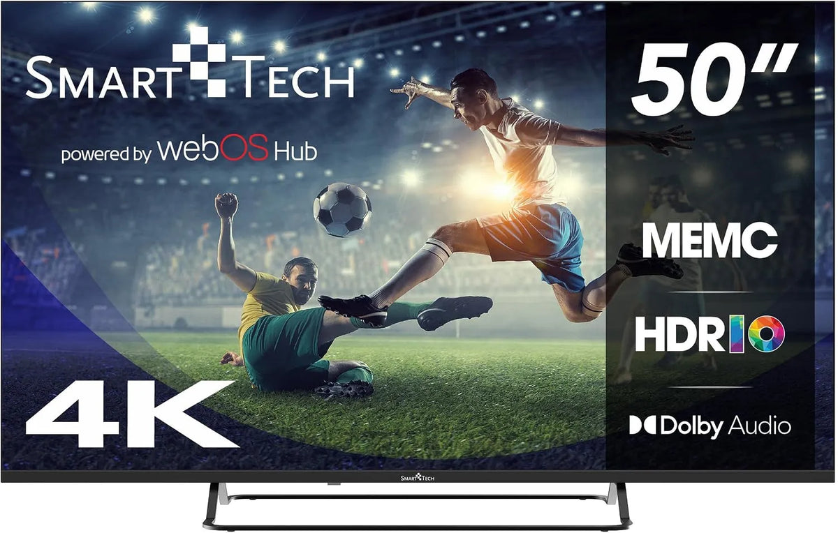 Smart TV UHD 50 OS-50UW02V 3xHDMI, largeur 127cm, Web - Molotov, Prime Video, MEMC- Dolby Audio, Smart Tech TV LED 4K ', 2xUSB, Netflix, Disney+
