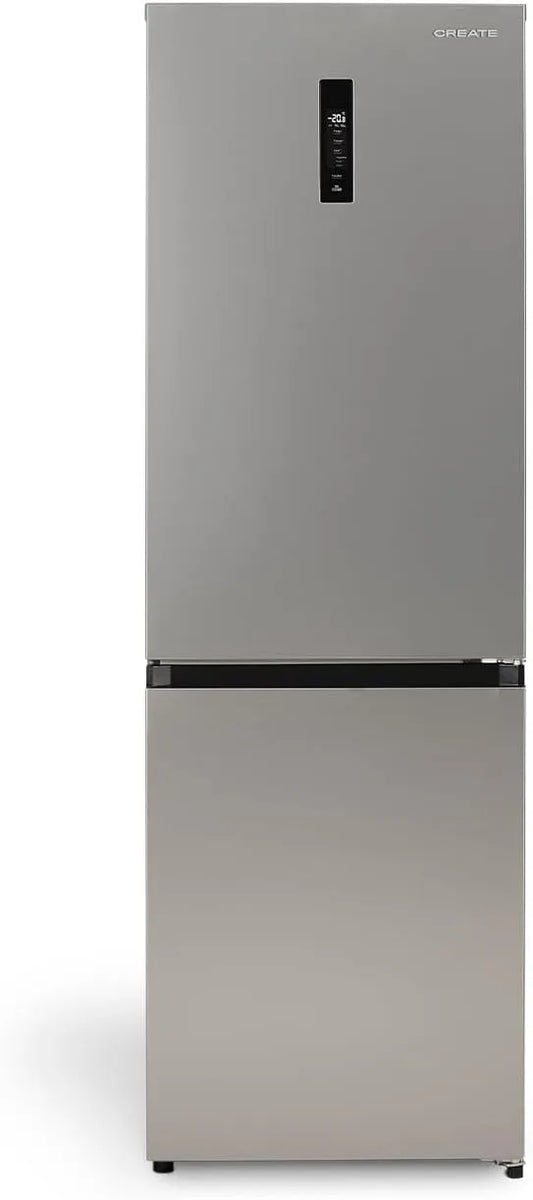 Réfrigérateur PRO 402, combiné 402L inox, CREATE, FRIDGE STUDIO COMBI, antibactérien, dimensions 60 x 63,8 x 190,9 cm, puissance 158W, No frost