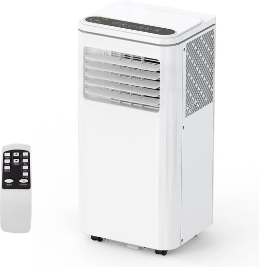 Climatiseur, portable 10 000 BTU, Refroidit les pièces de 450 m², climatisation 3 en 1 avec déshumidificateur, minuterie et télécommande