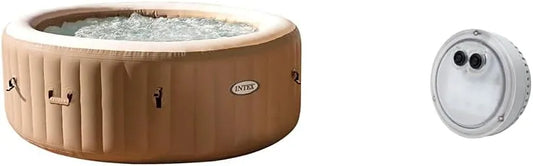 Intex, Pure Spa Sahara 6 Places + lumière d'ambiance LED à Piles pour Pure Spa à Bulles