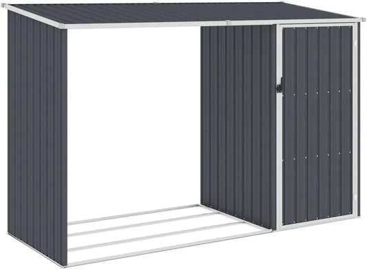 À Bois de Jardin Anthracite 245x98x159 cm Acier galvanisé 46295 Générique Abri, Anthracite,27.64 KG, Maison & Jardin, Pelouses & Jardins