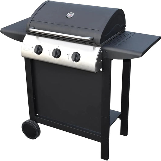 Barbecue à gaz, 3 Brûleurs 8,4 kW Butane, 2 Tablettes, Hawaï, Propane