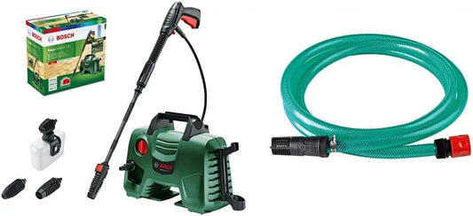 Bosch nettoyeur haute pression, Pression: 120 Bar, EasyAquatak 120, 3 x Buse, Câble de 5 m, 1500 Watts, Boîte, & Kit Auto-amorçage, Accessoire Vert