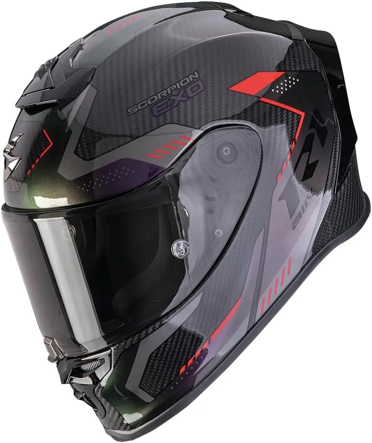 Casque moto EXO-R1, 59/60, Scorpion Evo Carbon Air Propel intégral, finition noire