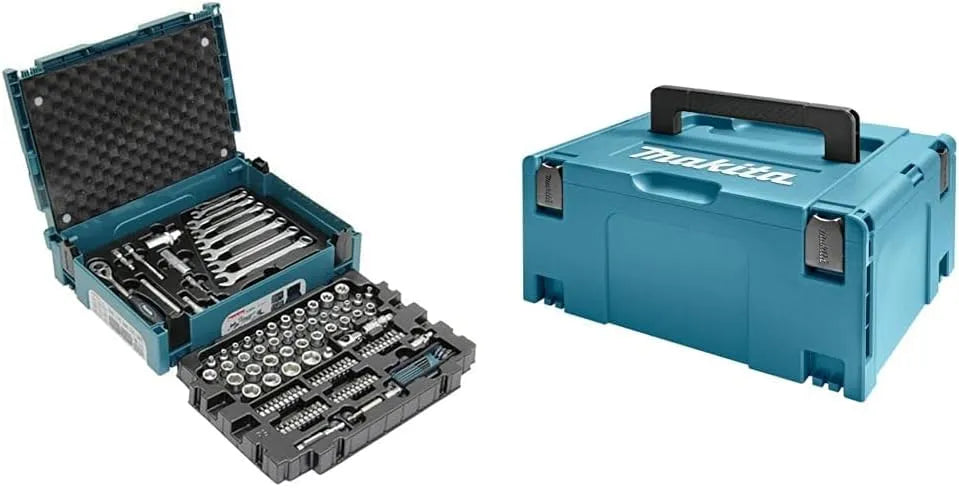 Makita MAIN 120 PCS E08713 821551-8, C T MAKPAC OUTILLAGE À & C t empilable robuste Makpac Taille 3