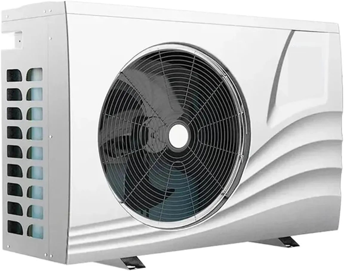 Pompe, À Chaleur Air-Eau for Piscine, Chauffage Et Refroidissement Onduleur CC Chauffage Efficace, White