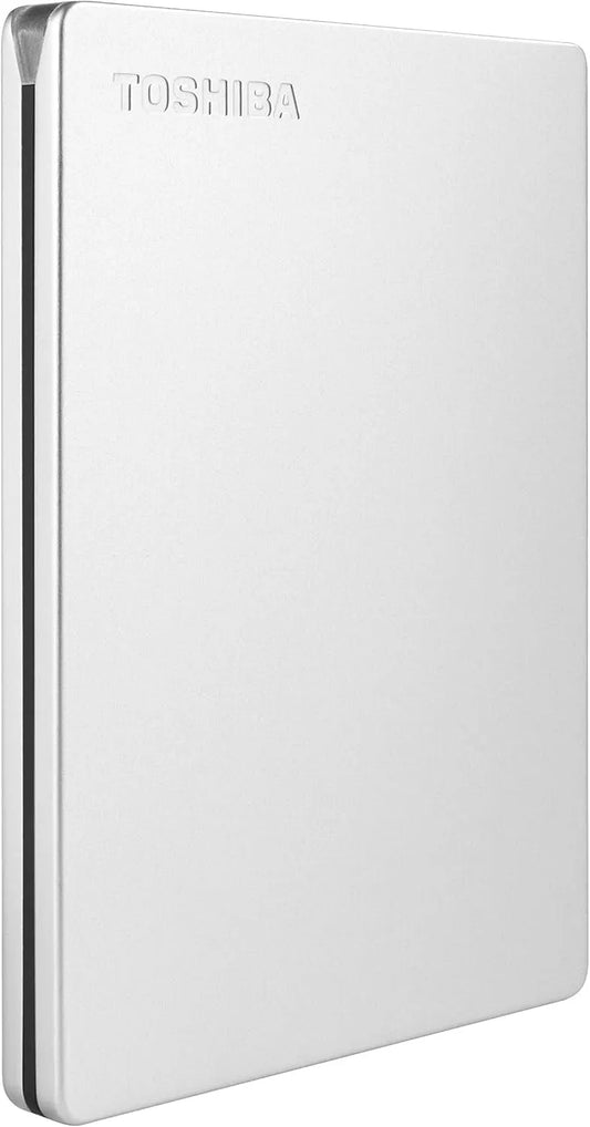 Toshiba Canvio Slim disque dur externe 2000 Go finition argenté