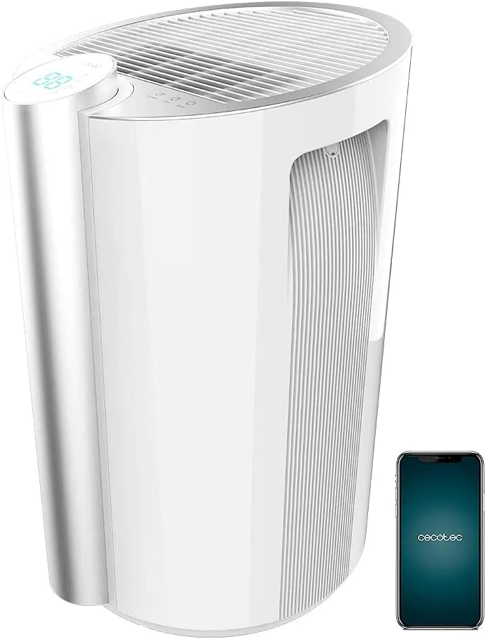Cecotec déshumidificateur 9000, BigDry Professional Connected. 20 L par jour, 4,5 L de capacité, jusqu'à 250 m³/h, Design élégant., Wi-Fi