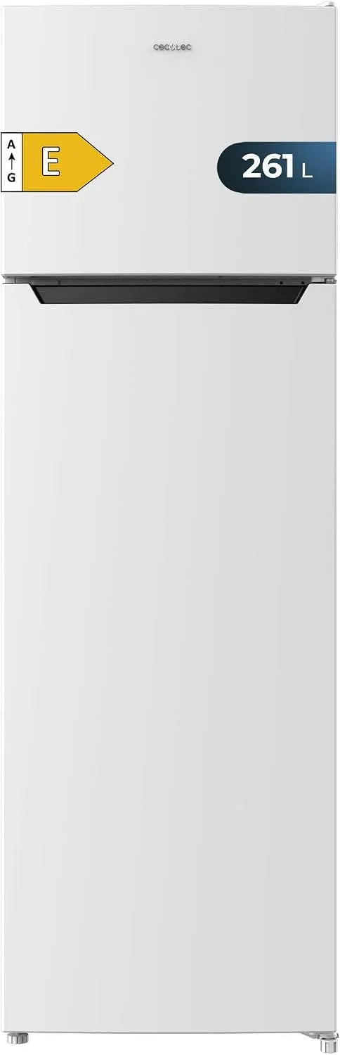 Cecotec réfrigérateur, LED intérieure. 54x59,2x142,8 cm., classe énergétique E, porte réversible