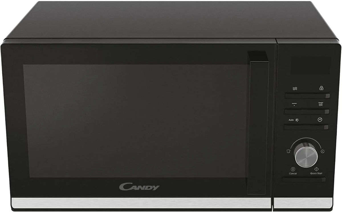 Candy four à micro-ondes CMGA20TNDB, 11 Niveaux de Puissance, Fonction Gril et Décongélation, Cuisson Express, finition noire, 19 Menus Auto