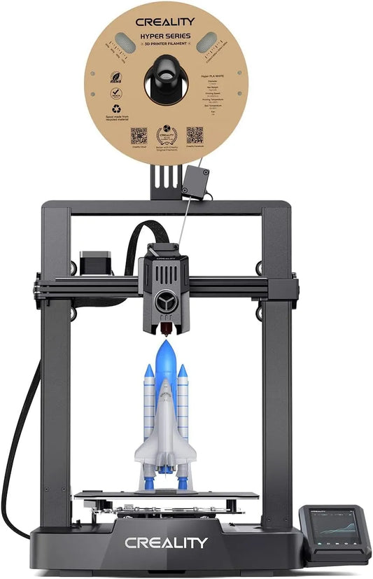 Imprimante Creality, 220x220x240 mm pour Les Débutants, 3D Ender 3 V3 KE, 500 mm, s Haute Vitesse Impression avec Calibrage Automatique