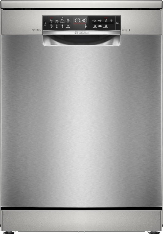 Bosch lave-vaisselle SMS6ZDI06E, Série 6, 13 couverts, Inox, Silence pro 40 dB, largeur 60 cm, Pose-libre