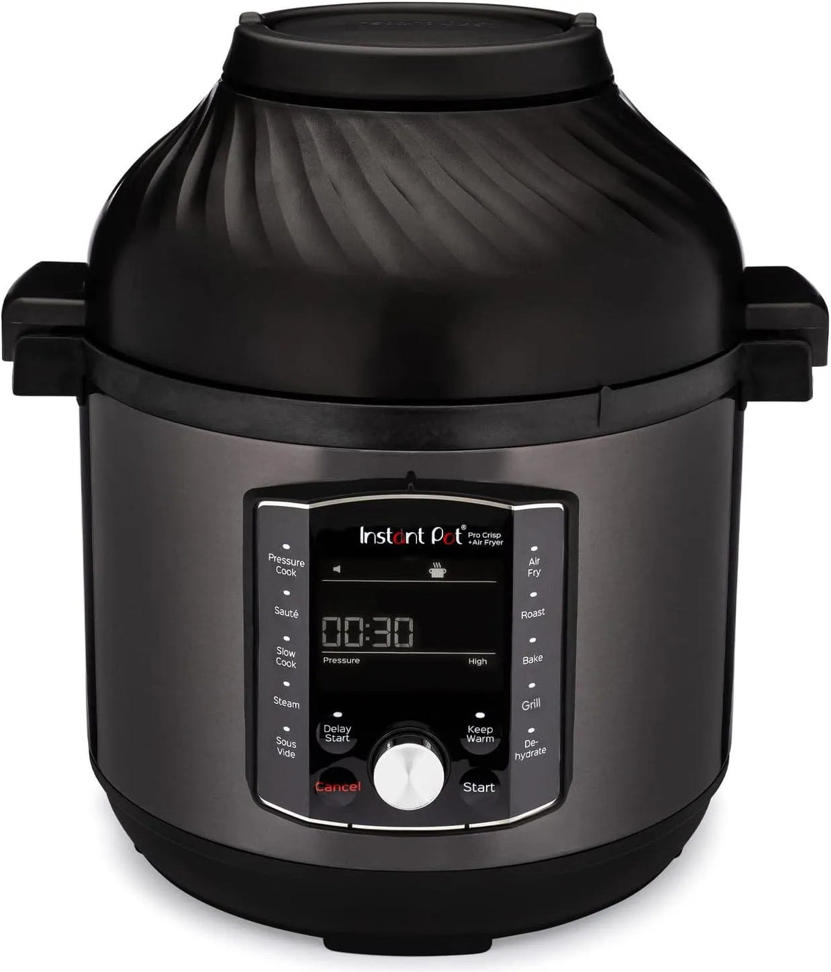 Friteuse à air chaud, Multicuiseur 11 en 1, capacité 7.6 L, Instant Pot Pro Effet Croustillant, Chauffe-Plat et Fonction Pâtisserie, Autocuiseur