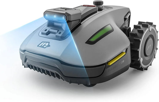 Tondeuse, AI Traitement d'Image à Trois Caméras, MAMMOTION YUKA Mini 2 500 Robot sans Fil Périmétrique, jusqu'à 500m², DropMow