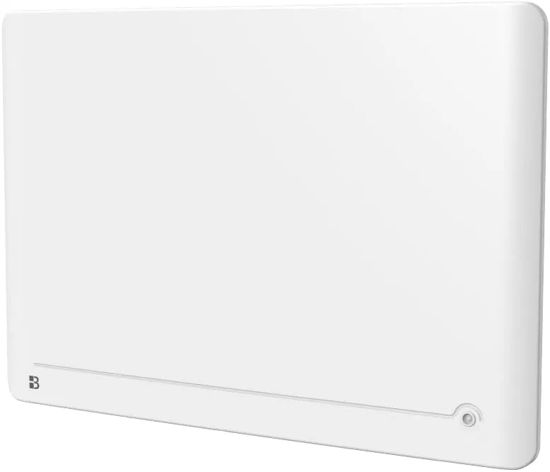 Radiateur BESTHERM, détecteur de présence et thermostat interchangeable Diane horizontal finition blanche