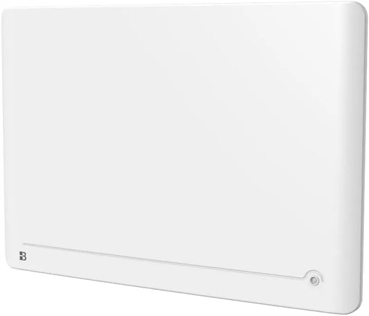 Radiateur BESTHERM, détecteur de présence et thermostat interchangeable Diane horizontal finition blanche