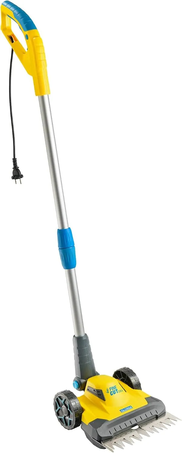 Tondeuse GLORIA, de Finition et Coupe-Bordures Électrique Filaire FineCut 230V, Léger, Complément Idéal du Robot et Gazon